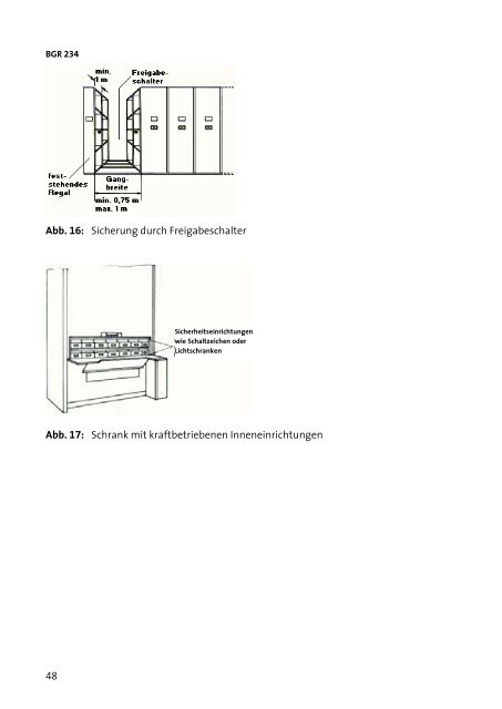 BGR 234: Lagereinrichtungen und -gerÃ¤te - Paul-Orzessek.de