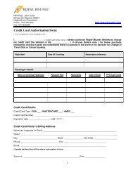 Credit Card Authorization Form - Royal Brunei Airlines Indonesia