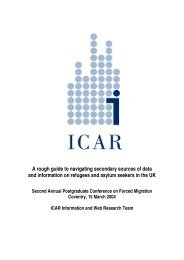 A rough guide to navigating secondary sources of data and ... - ICAR