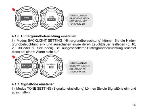 Suunto D4 Bedienungsanleitung