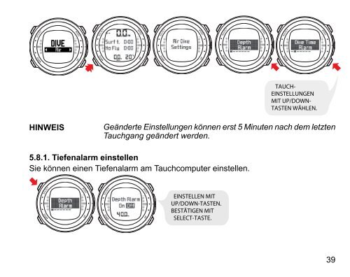 Suunto D4 Bedienungsanleitung