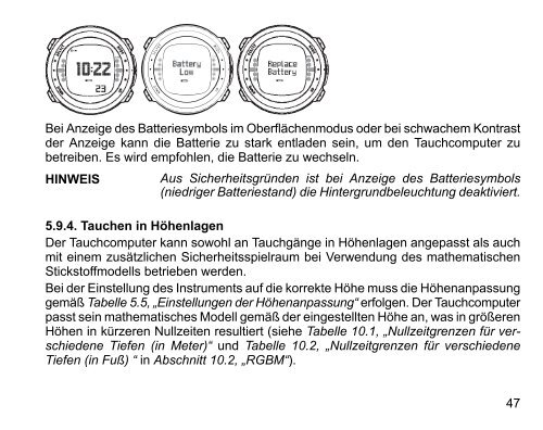 Suunto D4 Bedienungsanleitung