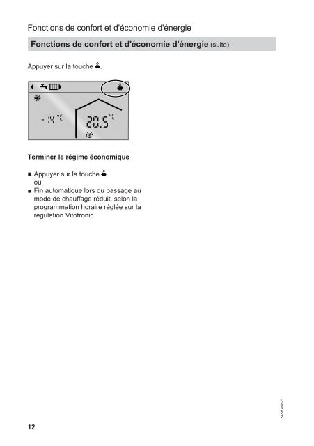 Notice d'utilisation Vitotrol 200-A388 KB - Viessmann