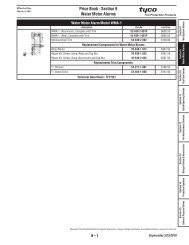 Price Book - Section 9 Water Motor Alarms - Tyco Fire Products