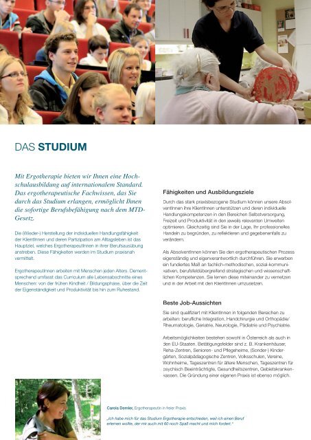 Info-Brochure (German) - Fachhochschule Salzburg