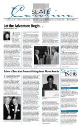 Fall 2005 - School of Education - The University of North Carolina ...