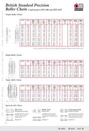 Roller Chain PDF Catalogue - Cross & Morse