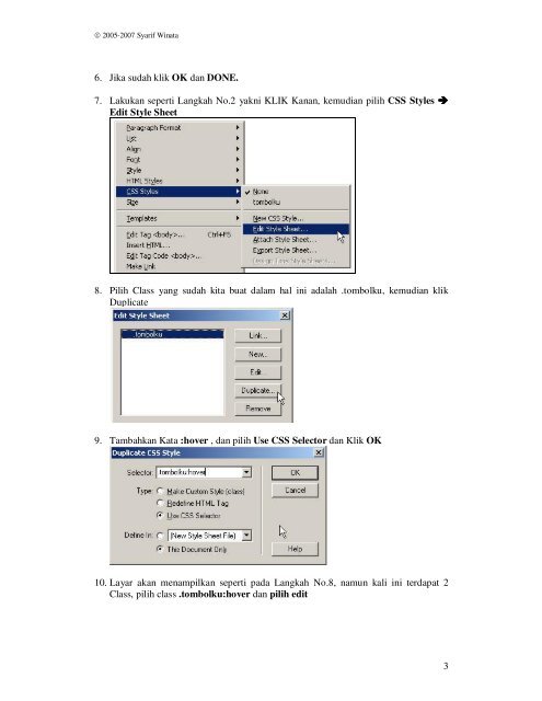 Membuat Tombol 3D dengan CSS - fileserver