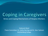 Stress and Coping Mechanisms of Hospice Workers