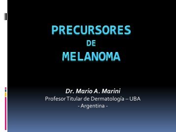 Precursores De melanoma