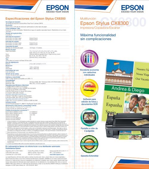 Stylus Cx8300 Epson 0925