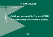 CatÃ¡logo Nacional de Cursos SENAI de Aprendizagem ... - CNI