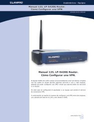 Manual 123, LP-5420G Router. CÃ³mo Configurar una VPN. - LanPro