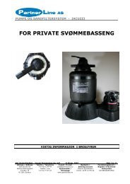 FOR PRIVATE SVÃMMEBASSENG - Partnerline AS