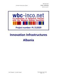 Innovation Infrastructures Albania - AIDA