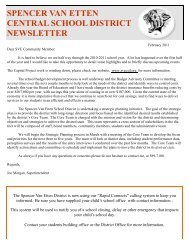 spencer van etten central school district newsletter