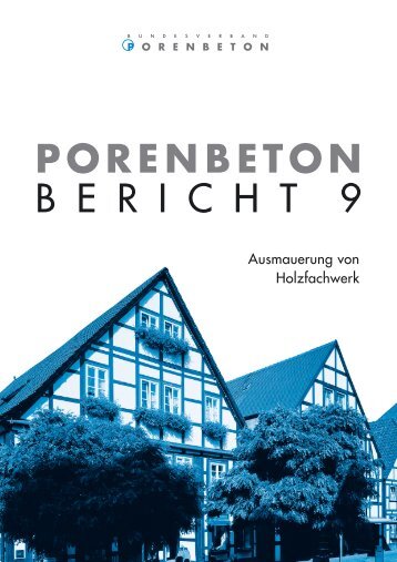 Porenbeton Bericht 9 - Cirkel GmbH & Co.KG