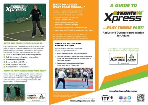 Tennis Xpress Leaflet ENG 2012 - Play+Stay