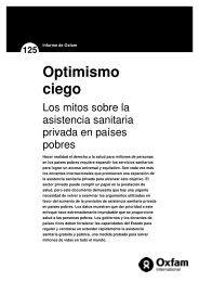 Optimismo ciego - Oxfam International