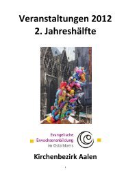 Programm im Dekanat Aalen (PDF 1,84 MB - Evangelische ...