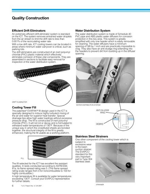 ICT Cooling Towers - Evapco