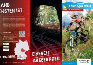 Infoblatt Mountainbike "Aktiv per Rad" - Thüringer Wald
