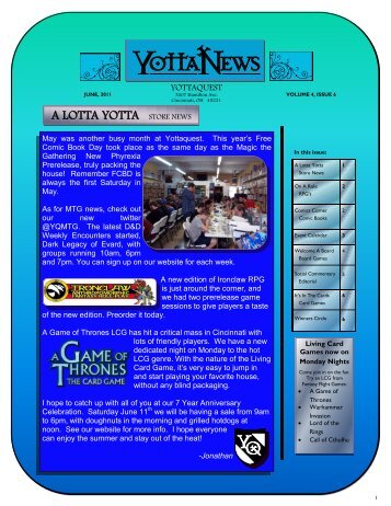 A LOTTA YOTTA STORE NEWS - Yottaquest