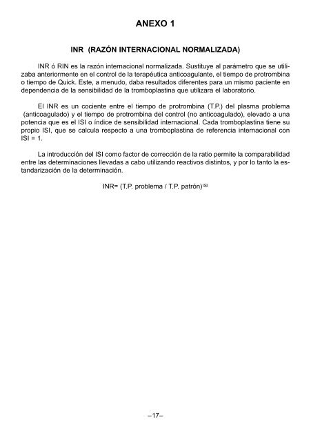 AtenciÓn Al Paciente En Tratamiento Con AnticoagulaciÓn