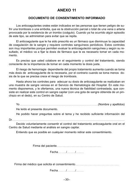 AtenciÓn Al Paciente En Tratamiento Con AnticoagulaciÓn