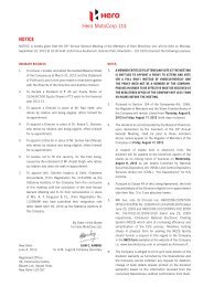 Notice 2011-12 - Hero MotoCorp