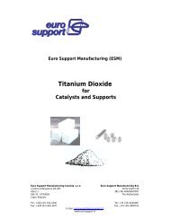 Catalytic Titanias (PDF) - Eurosupport.nl