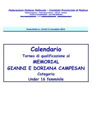 Calendario - FIPAV