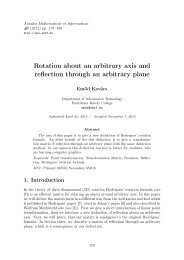 Rotation about an arbitrary axis and reflection through an arbitrary ...