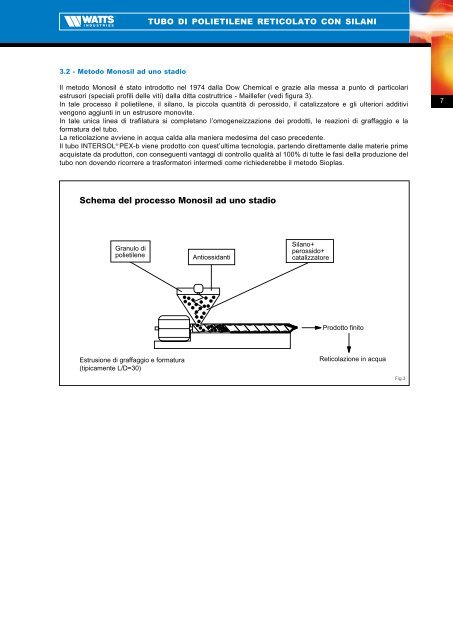 Tubo in polietilene reticolato con silani ... - WATTS industries