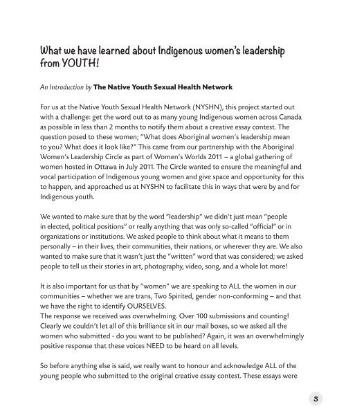 Aboriginal - Girls Action Foundation