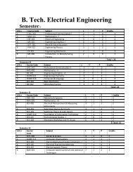 B. Tech. Electrical Engineering - Shiats.edu.in