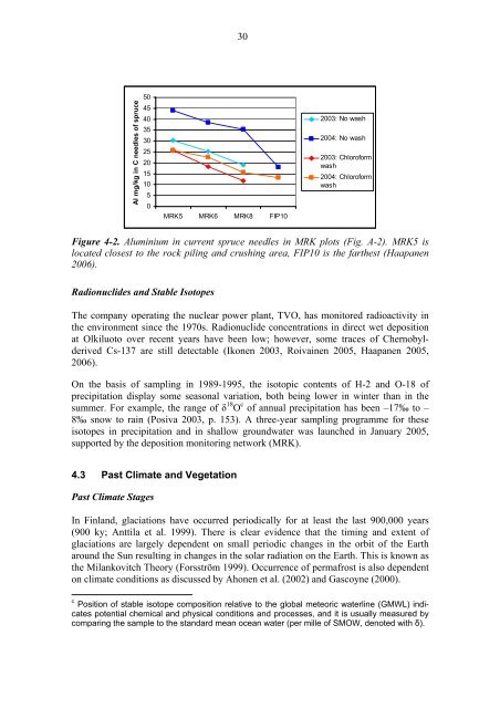 Olkiluoto Biosphere Description 2006 (pdf) (4.1 MB) - Posiva