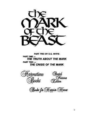 Mark of the Beast. - Present Truth