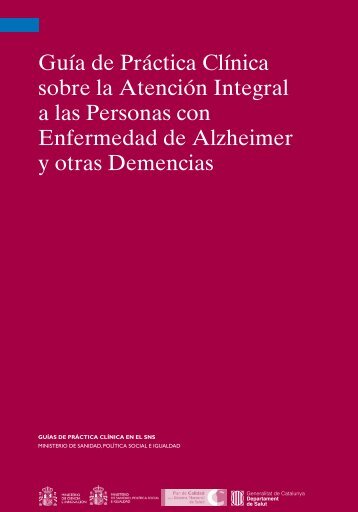 GPC Alzheimer y otras Demencias - GuÃ­aSalud