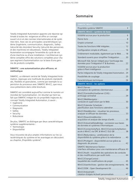 SIMATIC WinCC â Supervision de process avec ... - Manufacturing.fr