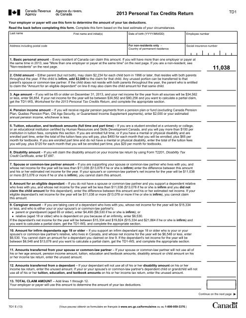 td1-2013-personal-tax-credits-return