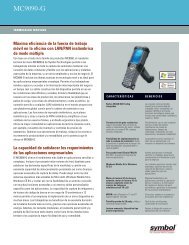 MC9090-G Datasheet-Spanish - Motorola Solutions