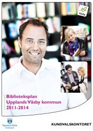 Biblioteksplan Upplands VÃ¤sby kommun 2011-2014