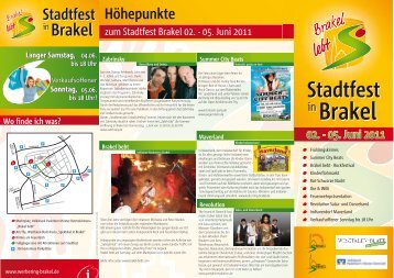 Stadtfest Brakel - Werbering Brakel eV