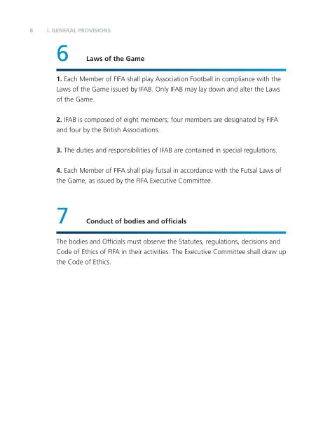 The FIFA Statutes - FIFA.com