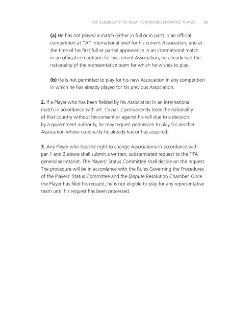 The FIFA Statutes - FIFA.com