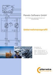 Unternehmensprofil - Planets Software GmbH