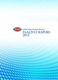 2012 Faaliyet Raporu 1 - TRT