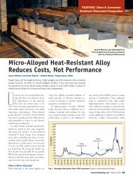 Micro-Alloyed Heat-Resistant Alloy Reduces Costs ... - Rolled Alloys