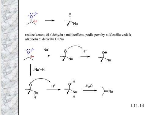 Organická chemie pro biochemiky I část 11